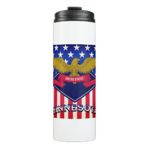Termo Bandera de Minnesota USA