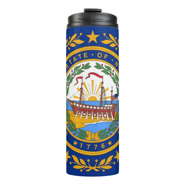 Termo Bandera de Nuevo Hampshire (Anverso)