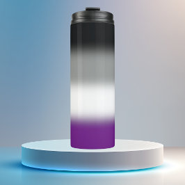 Termo Bandera de Orgullo Asexual con Gradiente