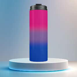 Termo Bandera de orgullo bisexual gradiente
