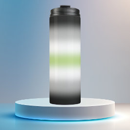 Termo Bandera de Orgullo de Agénero Gradiente