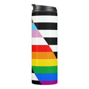 Termo Bandera de orgullo de progreso aliado