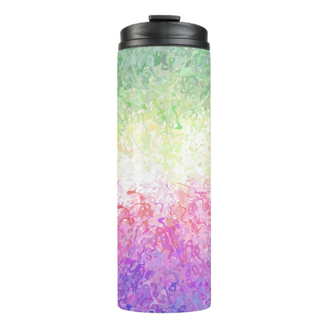 Termo Bandera de Orgullo Genderdoe Abstracta Boho Groovy (Anverso)