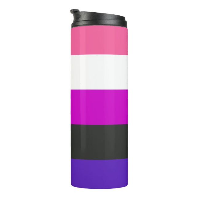 Termo Bandera de orgullo genderfluid (Rotado hacia la derecha)