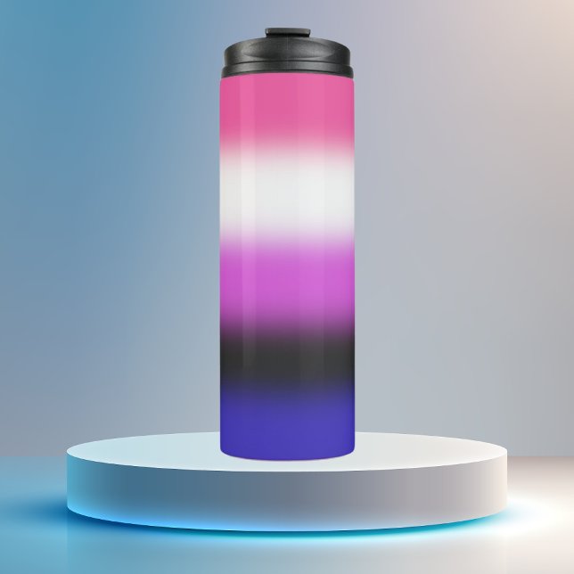 Termo Bandera de orgullo genderfluid con gradiente (Subido por el creador)