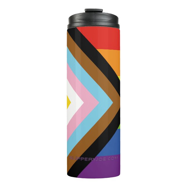 Termo Bandera de orgullo intersexual de SlipperyJoe's fo (Anverso)