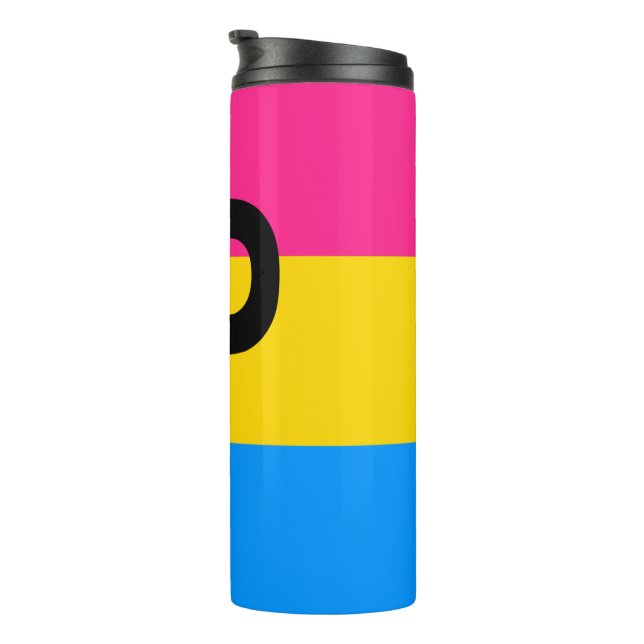 Termo Bandera de Orgullo Pansexual (Rotado hacia la derecha)