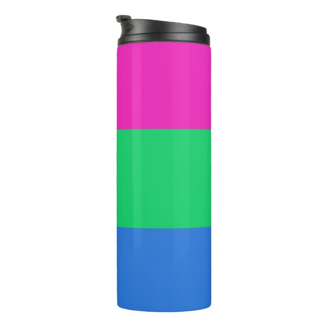 Termo Bandera de orgullo polissexual (Rotado hacia la derecha)
