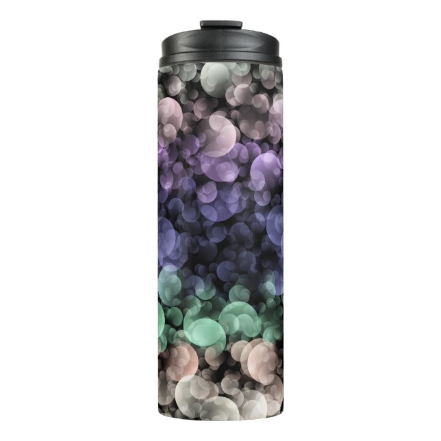 Termo Bandera de orgullo Uingender Groovy Boho Burbujas  (Anverso)
