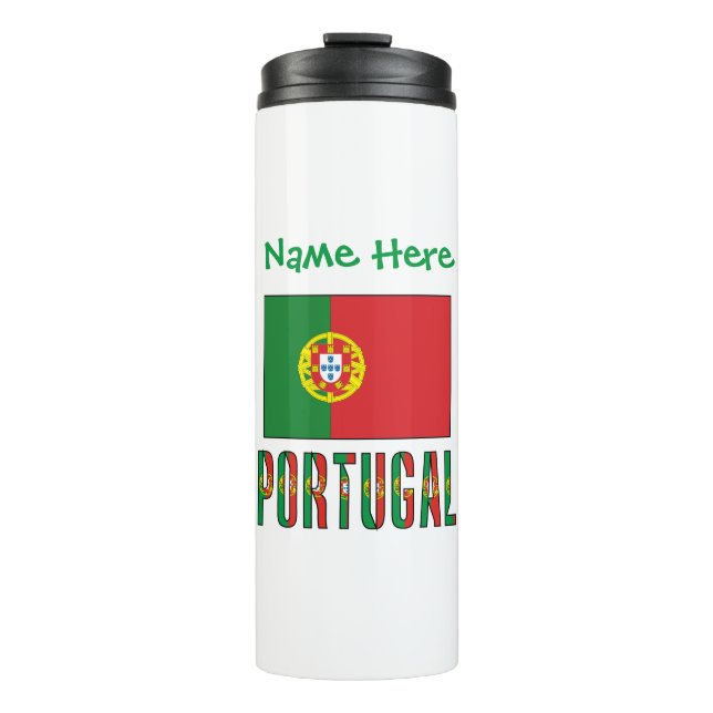 Termo Bandera de Portugal Personalizada (Anverso)
