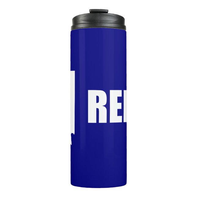 Termo Bandera de Reno, Nevada Thermal Tumbler (Anverso)