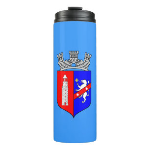 Termo Bandera de Tirana, Albania Tumbler térmico