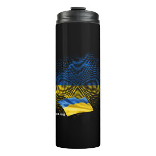 Termo bandera de Ucrania