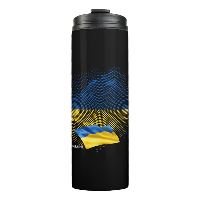 Termo bandera de Ucrania (Anverso)
