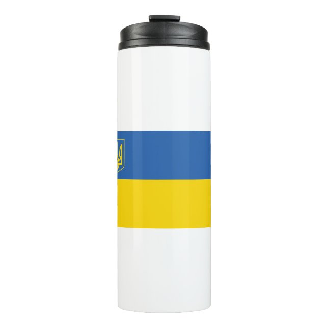 Termo Bandera de Ucrania con tridente (Anverso)