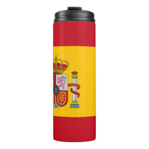 Termo Bandera de Viajes de España, bandera española patr