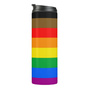 Termo Bandera del Orgullo Arcoíris de Filadelfia