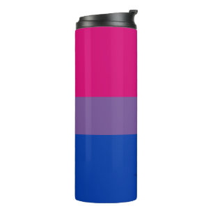 Termo Bandera del orgullo bisexual de SlipperyJoe's lava