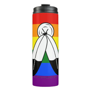 Termo bandera del orgullo de dos espíritus de SlipperyJo