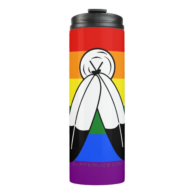 Termo bandera del orgullo de dos espíritus de SlipperyJo (Anverso)