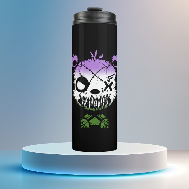 Termo Bandera del Orgullo de Género de gótico (Subido por el creador)