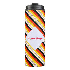 Termo Bandera en mosaico personalizada de Alemania