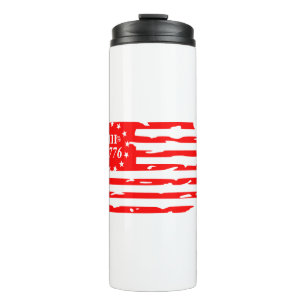 Termo Bandera en peligro de 3% 1776 #USAPatriotGraphics