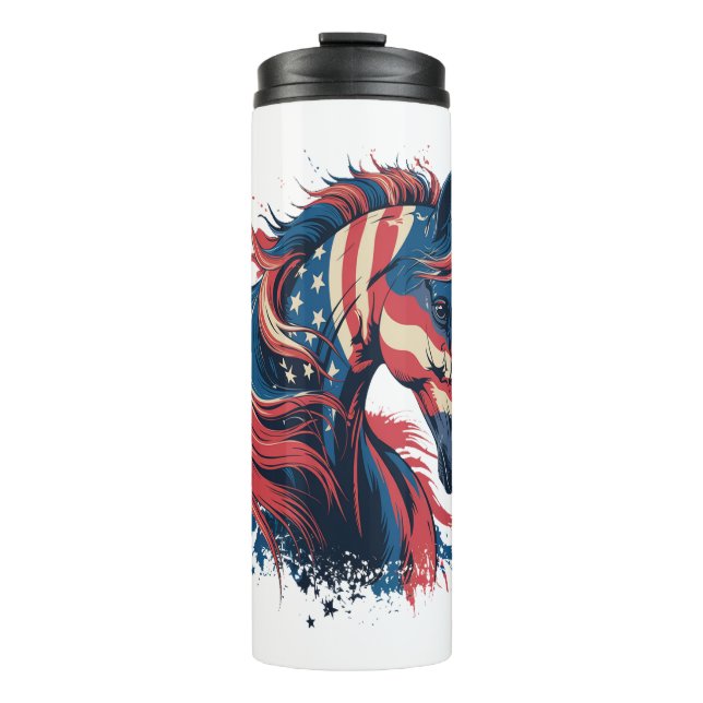 Termo Bandera estadounidense del caballo (Anverso)