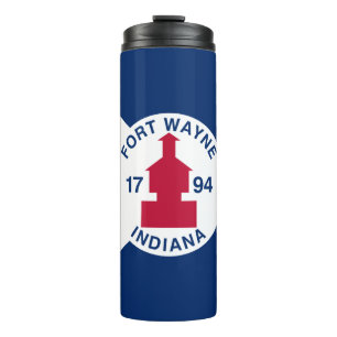 Termo Bandera Fort Wayne, Tumbler térmico Indiana