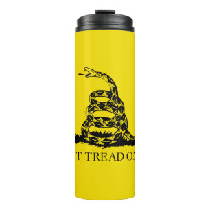 Termo Bandera Gadsden de serpiente de cascabel: Lucha, R