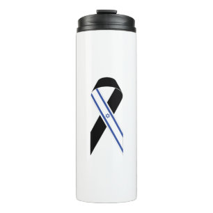 Termo Bandera israelí de la cinta negra