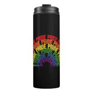 Termo Bandera lesbiana del orgullo gay arcoiris LGBT