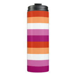 Termo Bandera Lesbiana LGBTQ+ Estriba Orgullo -