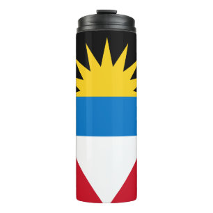 Termo Bandera Patriótica de Antigua y Barbuda
