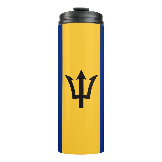 Termo Bandera Patriótica de Barbados (Anverso)