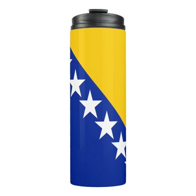 Termo Bandera patriótica de Bosnia y Herzegovina (Anverso)