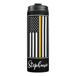Termo Bandera personalizada del despachador del 911 Líne