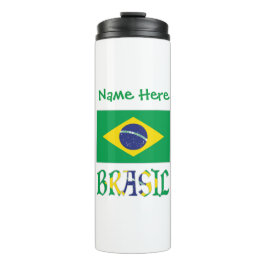 Termo Bandiera Brasil Nombre Personalizado