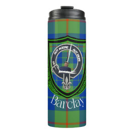 Termo Barclay Scottish Clan Tartan & Crest