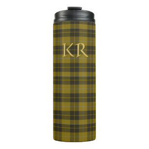 Termo Barclay Tartán con sus iniciales, Scottish Plaid