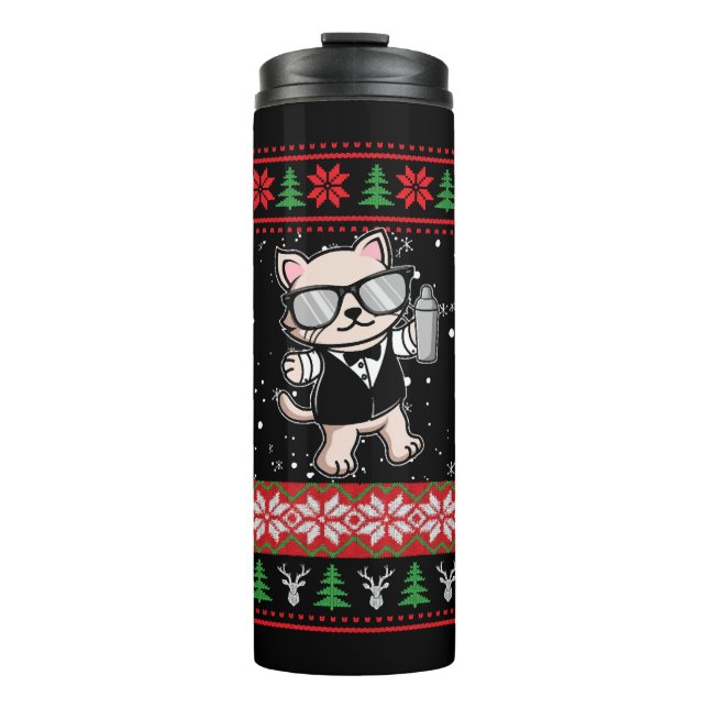 Termo Barman Ugly Navidad Sweater (Anverso)