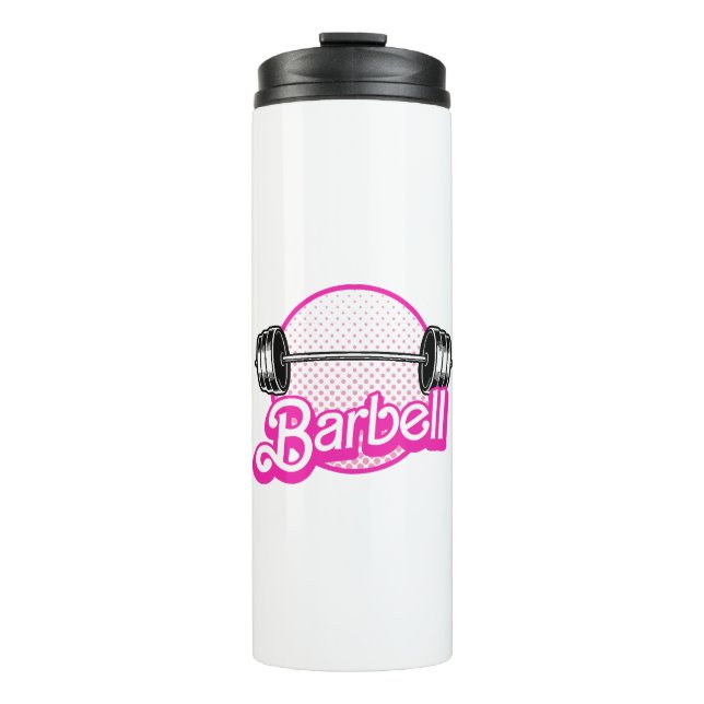 Termo Barra de pesas - rosa (Anverso)