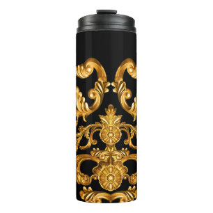 Termo Barroco dorado, elementos ornamentales.