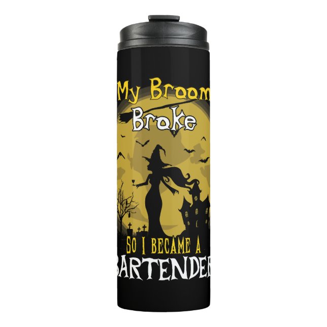 Termo Bartender Witch Halloween (Anverso)
