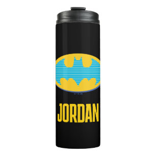 Termo Batman   Símbolo de franjas cian