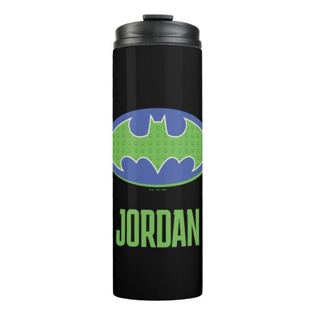 Termo Batman | Símbolo morado y verde (Anverso)