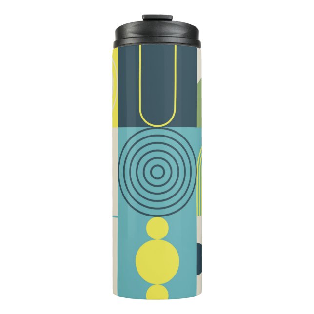 Termo Bauhaus composition artwork made with abstract ele (Anverso)