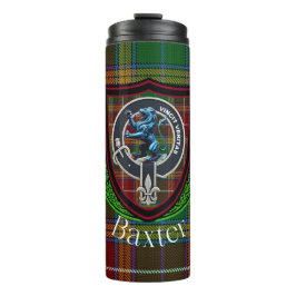 Termo Baxter Scottish Clan Tartan & Crest
