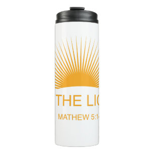 Termo Be The Light Matthew 5:14 – Christian