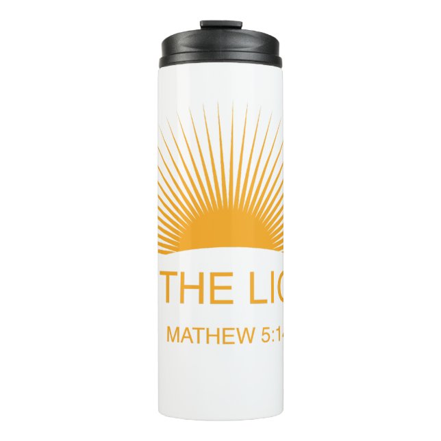 Termo Be The Light Matthew 5:14 – Christian (Anverso)